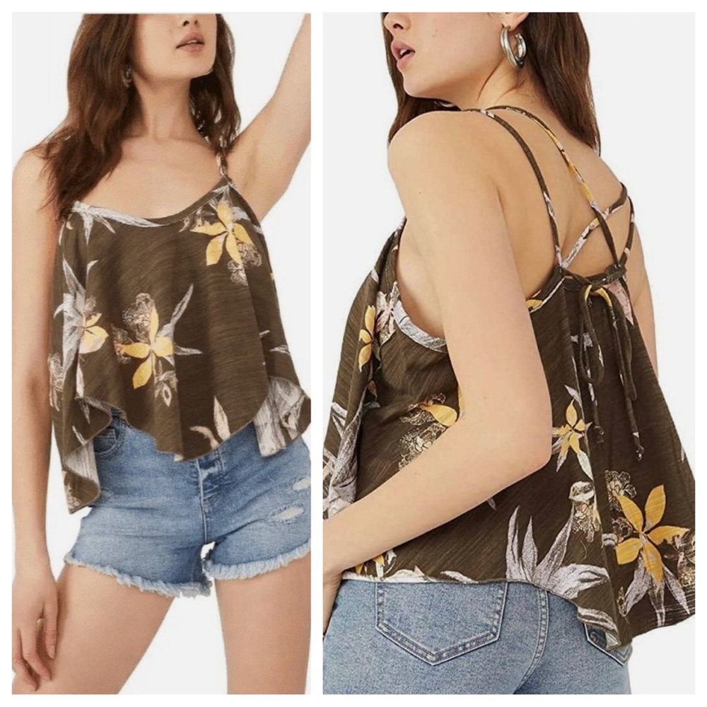 Free People Hey Girl Cotton Tank Top
